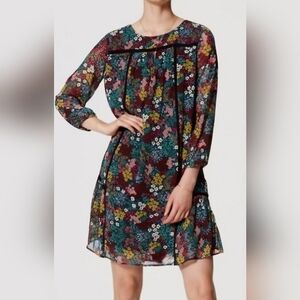 LOFT Floral Boho Dress